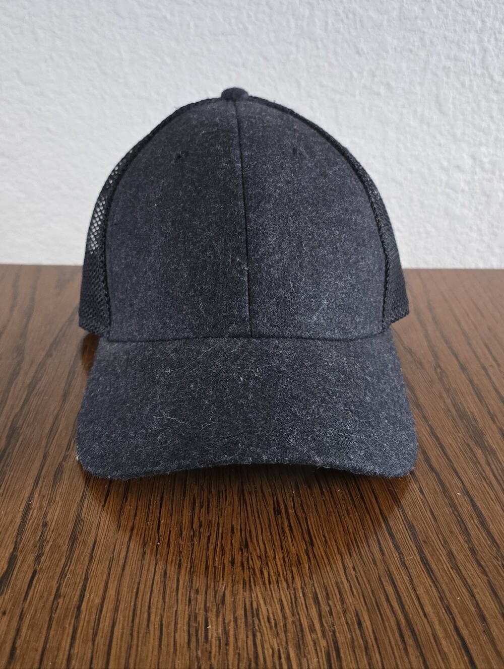 Athleta Grey Felted Wool Hat